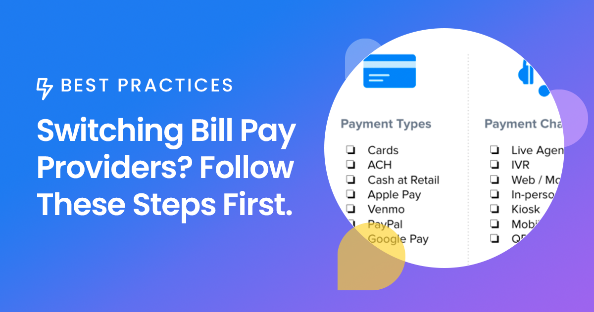 Switching Bill Pay Providers? Follow These Steps First.