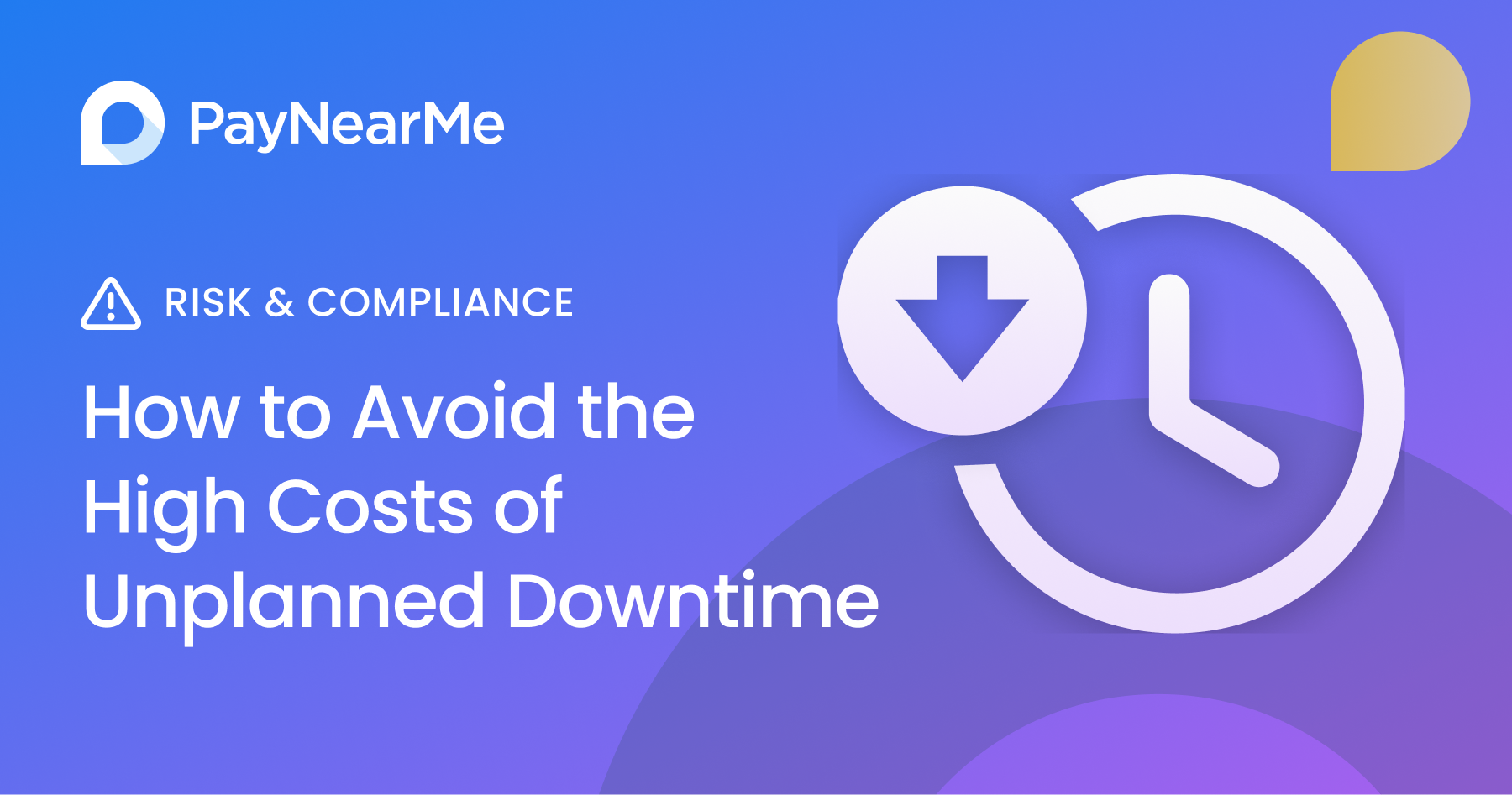 How to Avoid the High Costs of Unplanned Downtime in Bill Payment